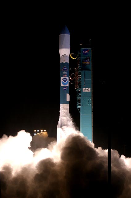  Delta II rocket carrying the NOAA-N Prime spacecraft
